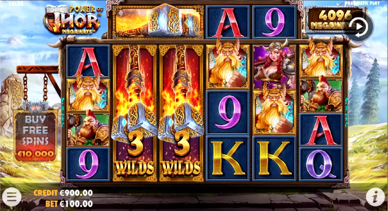 Petir Epik dan Kemenangan Spektakuler Power of Thor Megaways